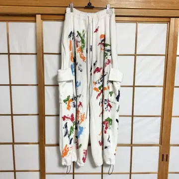 SHINYA KOZUKA 핸드 페인트 카고 팬츠