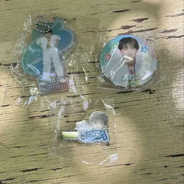 나카지마 소우타 클리어 참 캔뱃지 헤어 클립