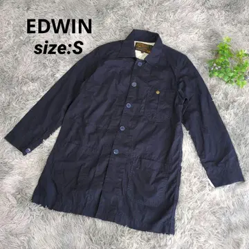 에드윈 EDWIN 네이비 커버올 [S] 심플 남성용