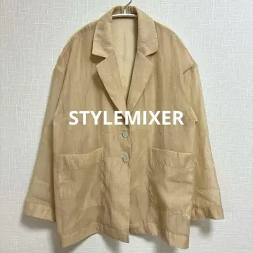 STYLEMIXER 스타일 믹서 시어 테일러 자켓 베이지