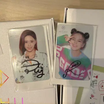 NiziU 팬클럽 혜택  친필 사인 리오 리마 + CD 세트