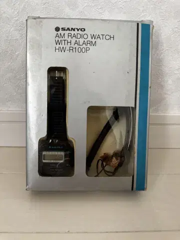 (새상품급) SANYO AM 라디오 손목시계 HW-R100P