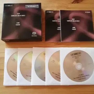 J. S. 바흐 오르간 전곡집 푸가 기법 포함 CD 5장 세트 Bach