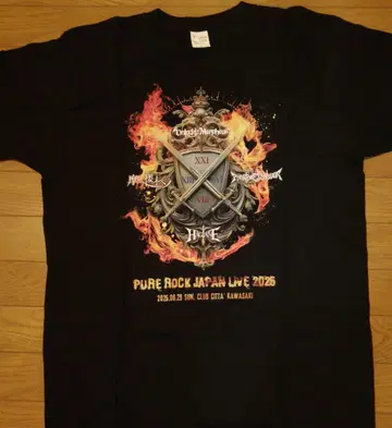 PURE ROCK JAPAN LIVE 2025 티셔츠 L 사이즈 미사용품