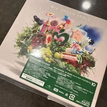 Mrs. GREEN APPLE 10주년 기념 베스트 앨범 CD+DVD