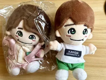 나니와 단시 오하시 카즈야 봉제 인형 2종 세트