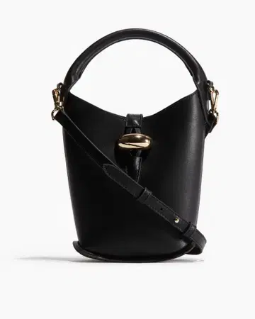 H&M 미니 크로스 바디 백 골드 메탈 블랙 블랙