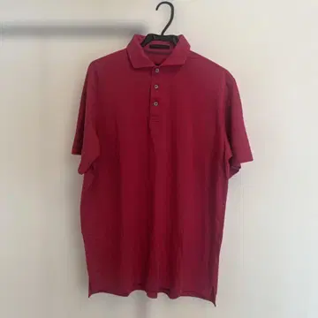 GREYSON 빨간색 피케 셔츠 L 사이즈