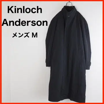 A3689*Kinloch Anderson*라이너가 있는 롱 코트*M*블랙
