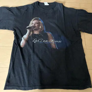 LeAnn Rimes 블랙 티셔츠 US 사이즈 M