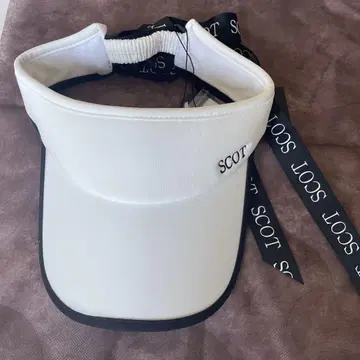 SCOT CLUB 선바이저 리본 포함 미사용 새상품