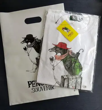 히구치 유코 PENGUIN SOUVENIR 티셔츠 M 미개봉 새상품