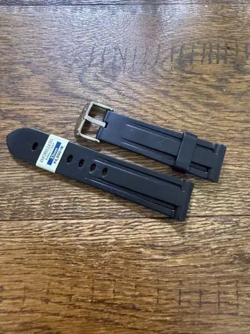 모렐라토 마리너 22mm 러버 블랙 방수 시계 벨트 이탈리아