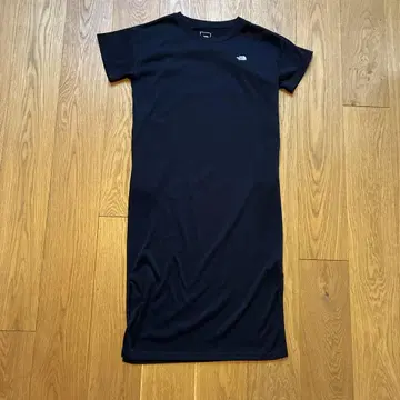 THE NORTH FACE 블랙 반팔 롱 원피스 M
