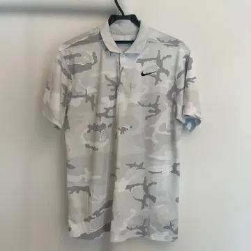 Nike DRI-FIT 그레이 카모플라주 피케 셔츠 M