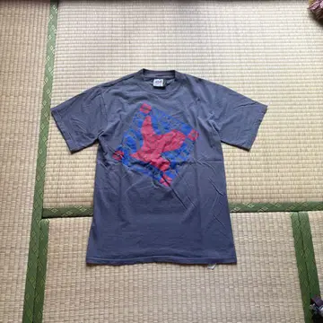 90s 20471120 초기 USA제 프린트 반팔 티셔츠 교신 남성용