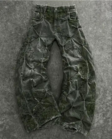 배드슨 모스 '오버그로쓰' 데님 팬츠