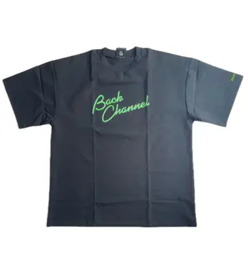 Back Channel 로고 티셔츠 블랙 NEON SIGN T