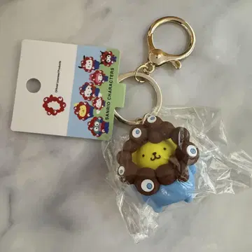 오사카 만국 박람회 얏쿠얏쿠 산리오 입체 마스코트 컬러 키링 폼폼푸딩