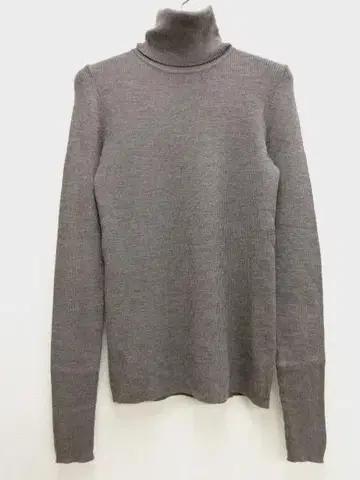 라빠르망 Rib T/N Knit 터틀넥 니트 그레이