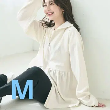 coca UV 차단 개더 후드티