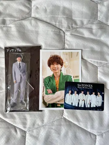SixTONES 마츠무라 호쿠토 앙상블 아크릴 스탠드 공식 사진 세트