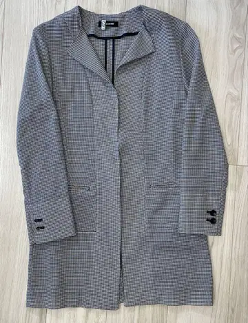 COMME CA DE MODE 썸머 노카라 자켓 롱 기장