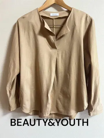 BEAUTY&YOUTH 베이지 긴팔 셔츠