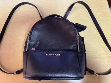 Maison de FLEUR 블랙 럭색/백팩