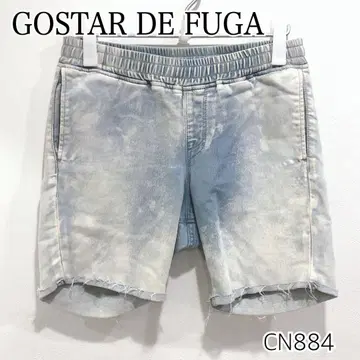 GOSTAR DE FUGA 데님풍 무라 염색 이지 숏 팬츠