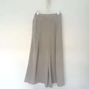 IENA 와이드 팬츠 38 화이트 허리밴딩 포켓