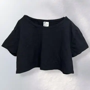 디바이드 반팔 티셔츠 컷소 숏 기장 무지 빅 사이즈 2XL
