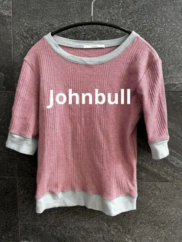 Johnbull 터치 랜덤 골지 티셔츠 반팔 [M]