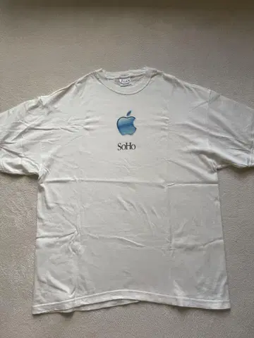 Mac 애플 티셔츠 기업 제품 빈티지 화이트