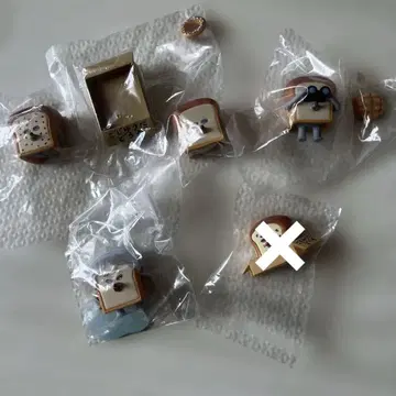 빵 도둑 피규어 컬렉션 4개 가챠
