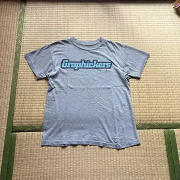 90s Graphickers 초기 프린트 레어 반팔 티셔츠 티셔츠