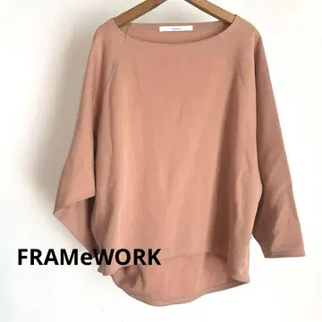 FRAMeWORK 래글런 슬리브 핑크 맨투맨