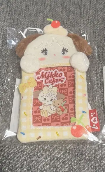 mikko 카페 수플레 봉제 인형 카드 케이스