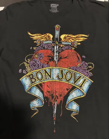 본 조비 BON JOVI HEART 티셔츠