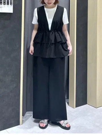 렙심 레이어드 디자인 블랙 살로펫