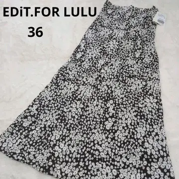 EDiT.FOR LULU 36 플라워 바이어스 맥시 스커트 미사용 롱