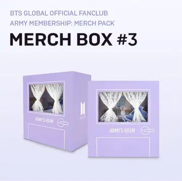 BTS MERCH BOX #3 새상품