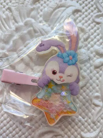 새상품 헤어 클립 스텔라 루 필드 위드 조이 디즈니 씨