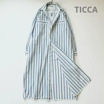테이카 TICCA 스퀘어 빅 셔츠 원피스