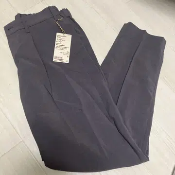 MUJI 바람이 통하는 원턱 팬츠 스모키 브라운 S 사이즈