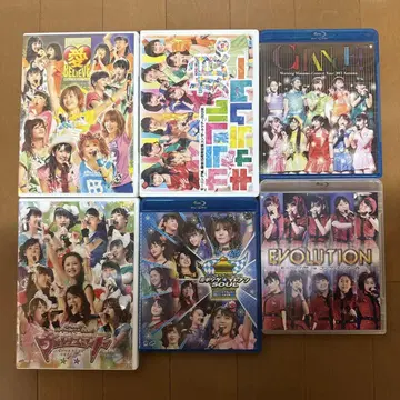 모닝구 무스메. 라이브 DVD Blu-ray 6장 세트 묶음 판매