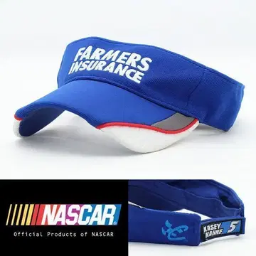 선바이저 모자 NASCAR 파란색 모터 스포츠 1121985 USA