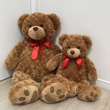 테디베어 대소 세트 곰 봉제 인형