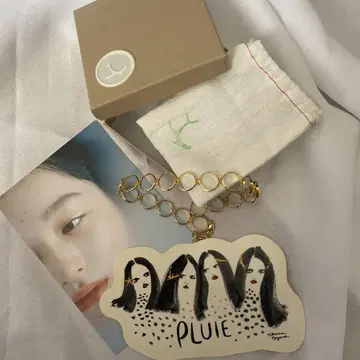프루이 pluie 포그링 초커 골드