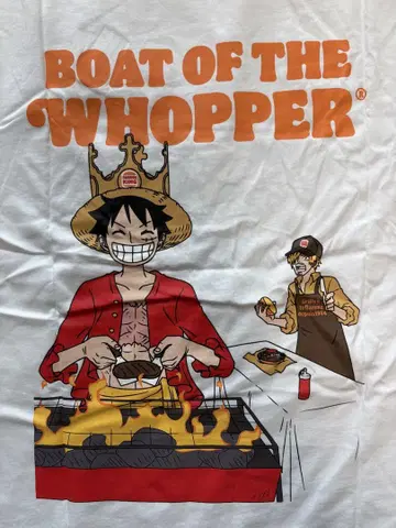 원피스 프랑스 한정판 Burger King 콜라보 루피 상디 복권
